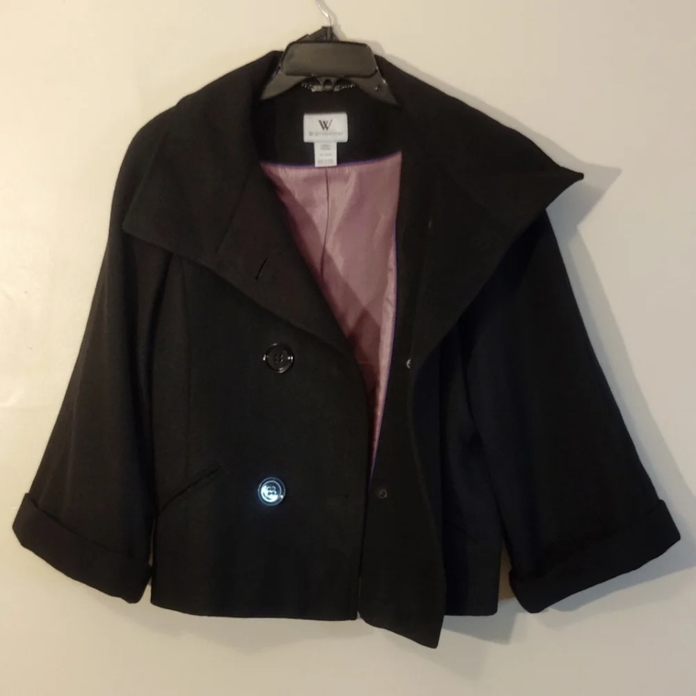 Worthington Women's Double-Breasted Coat - Picture 3 of 5